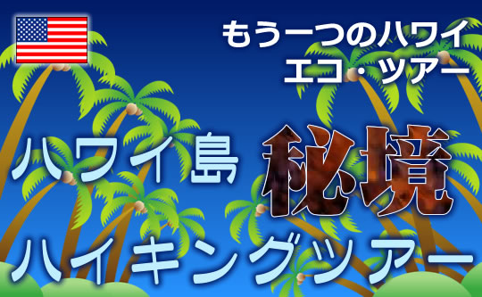 ハワイ島秘境ハイキングツアー